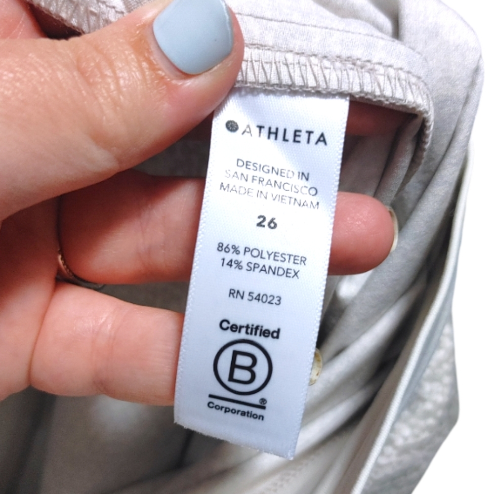 Athleta Venture Printed Pant Viper Grey Joggers Women's Plus Size 26 NWT - Picture 10 of 11